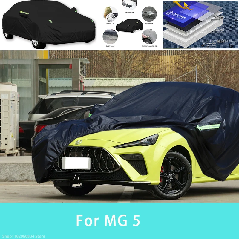 

For MG mg5 Outdoor Protection Full Car Covers Snow Cover Sunshade Waterproof Dustproof Exterior Car accessories