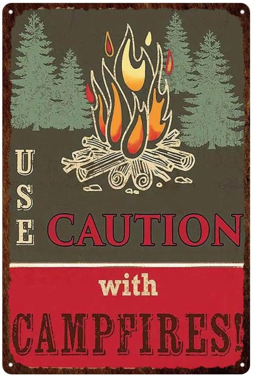 

Fishing Metal Tin Sign Shop Rules For Countryside Market Fishing Place Garage Iron Painting 12*8 Inch