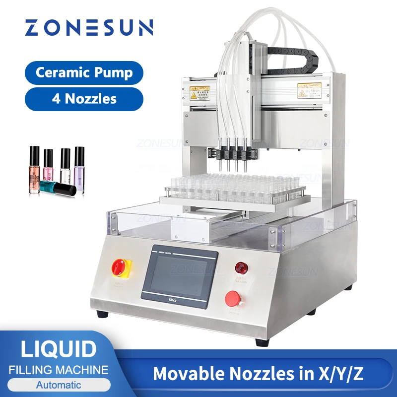 Тангента для розлива жидкости zoneun ZS-XYZ4 4 головки керамический тангента