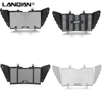 black radiator grille oil cooler guard cover shield protector radiator grill with logo fit for 390 adventure 2019 2020 2021