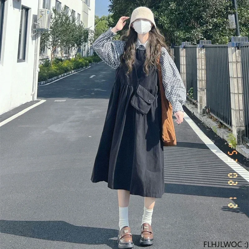 Милое хлопковое винтажное женское платье без рукавов в стиле ретро Mori Girls милое