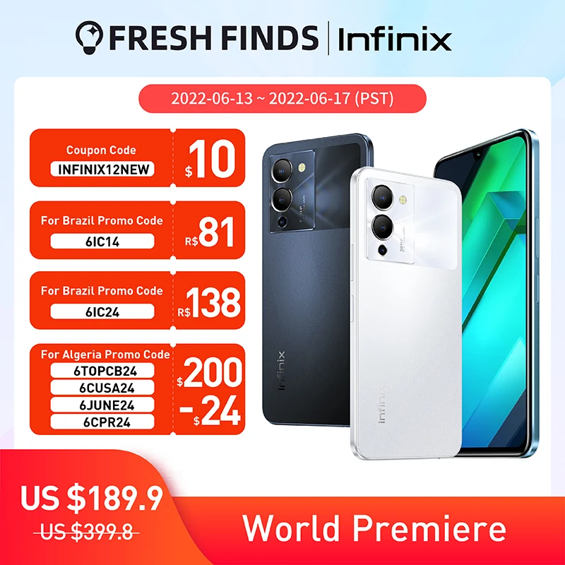 

*World Premiere* infinix NOTE 12 Smartphone Helio G96 Gaming Processor 6.7" FHD+ AMOLED Display 50MP Triple Camera Mobile