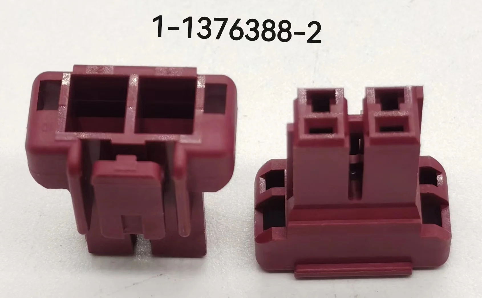 20 шт. оригинальный разъем 1-1376388-2 TE 5 мм Кнопка питания 2P штекер HSG красный (красный)