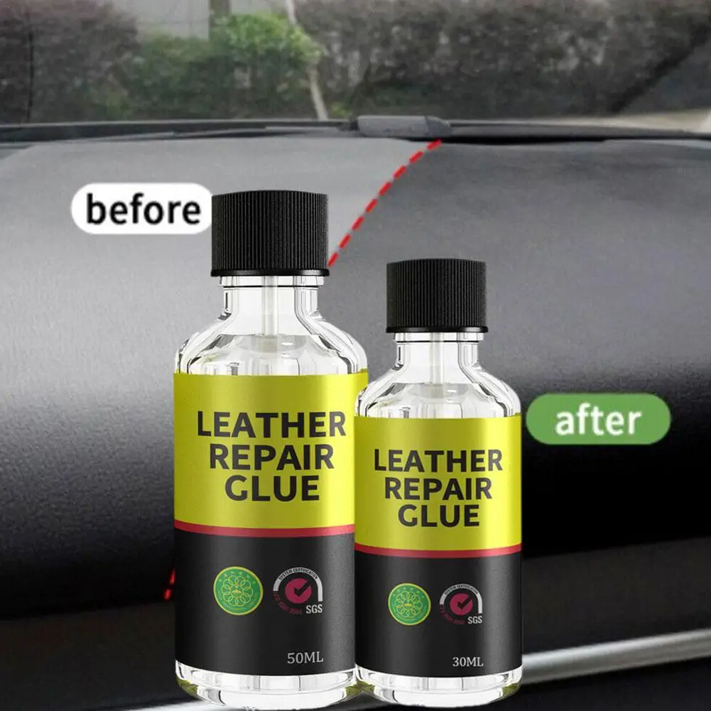

30/50ml Car Leather Repair Fluid Car Seat Maintenance Leather Care Fluid Rubber Leather Gel Car Care Products