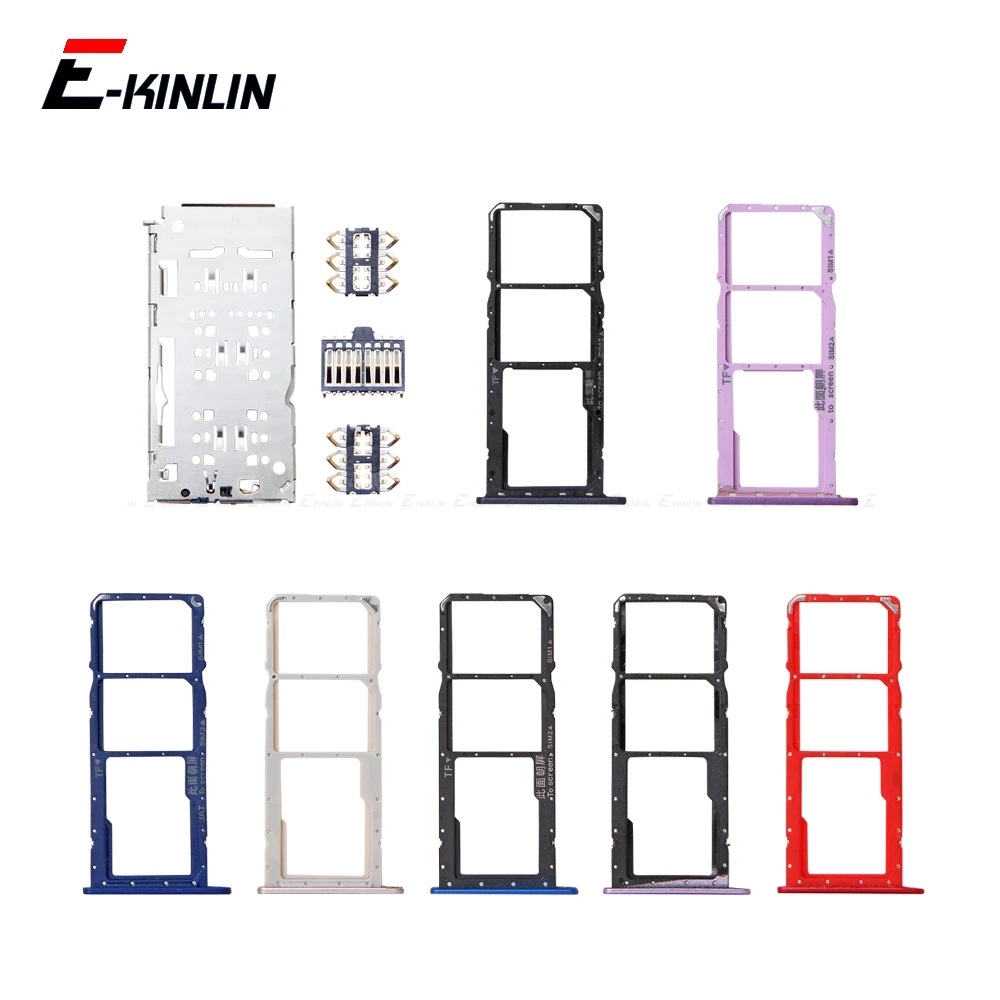 Держатель гнезда для Sim-карты Micro SD слот лоток считыватель HuaWei Honor 8C 8X 8A Pro адаптер