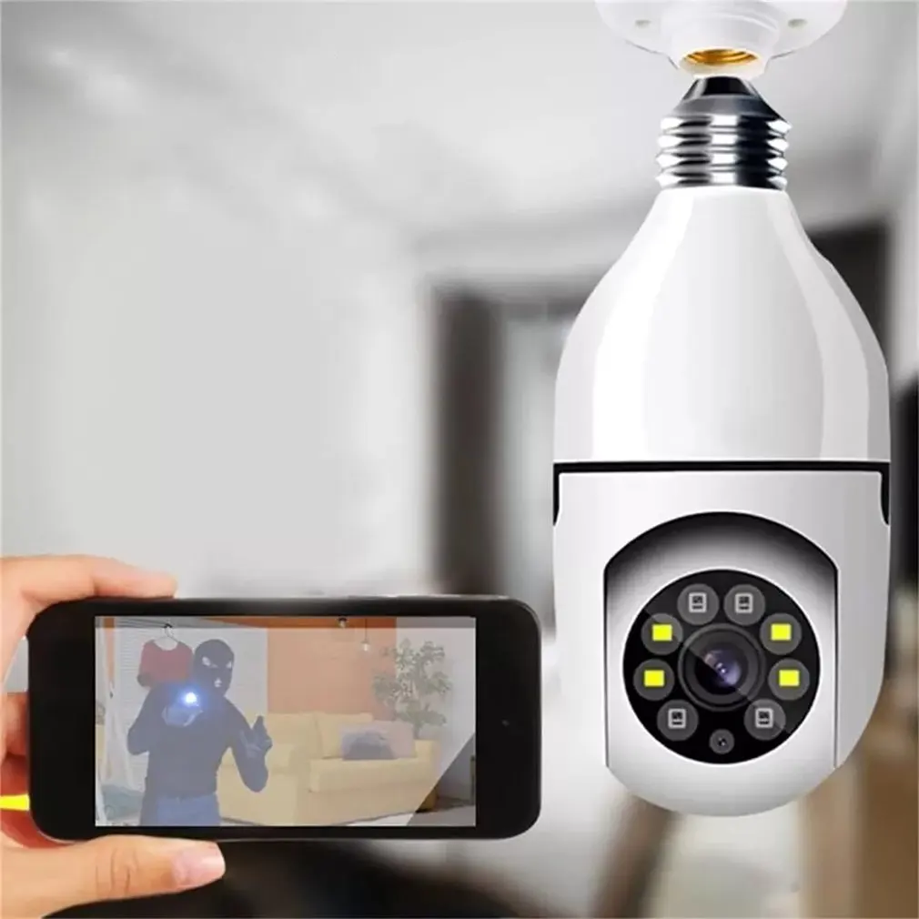 

Новая беспроводная камера видеонаблюдения 2,4G с Wi-Fi, умная фотокамера 360 дюйма, полноцветная камера высокого разрешения с функцией ночного видения