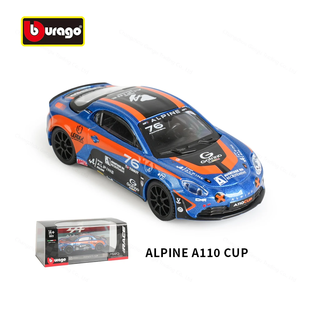 Bburago Коллекционная модель автомобиля в масштабе 1:43 Alpine A110