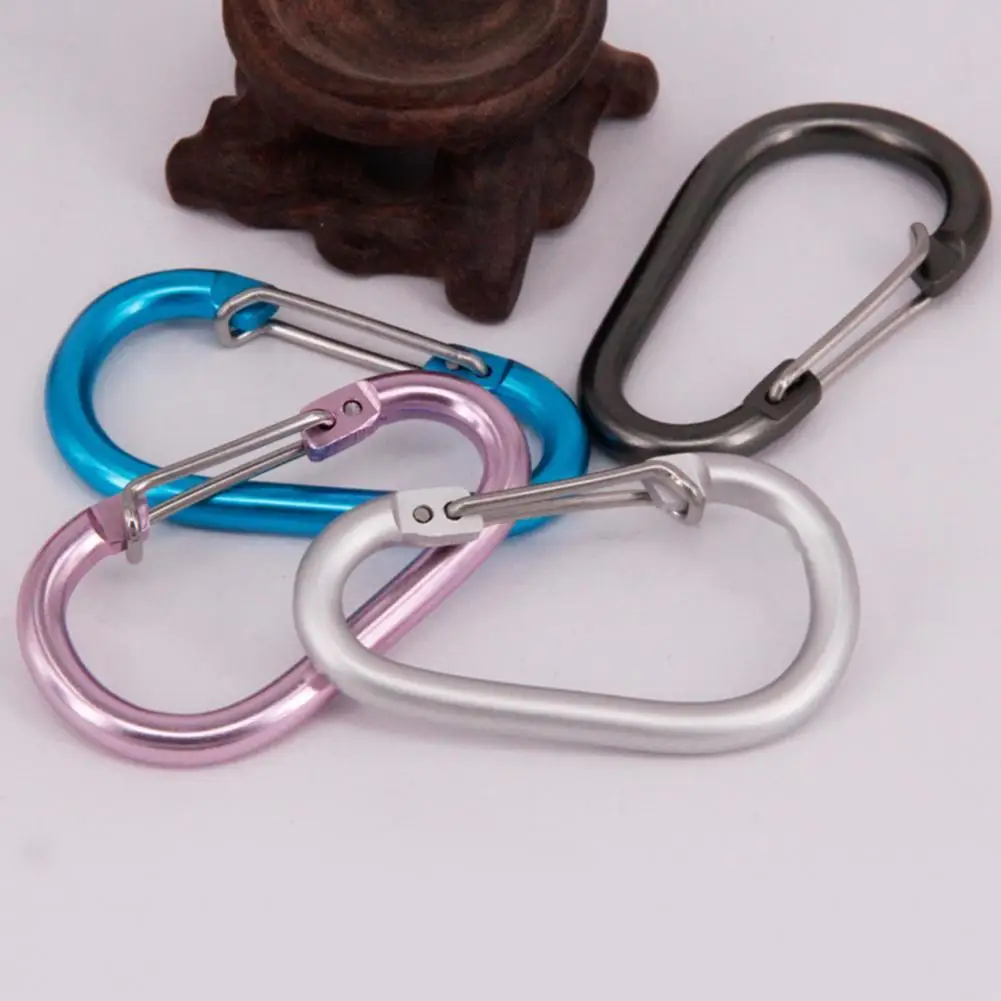 

3Pcs Carabiner Buckle Exquisite Hook Buckle Universal Fadeless Hook Buckle