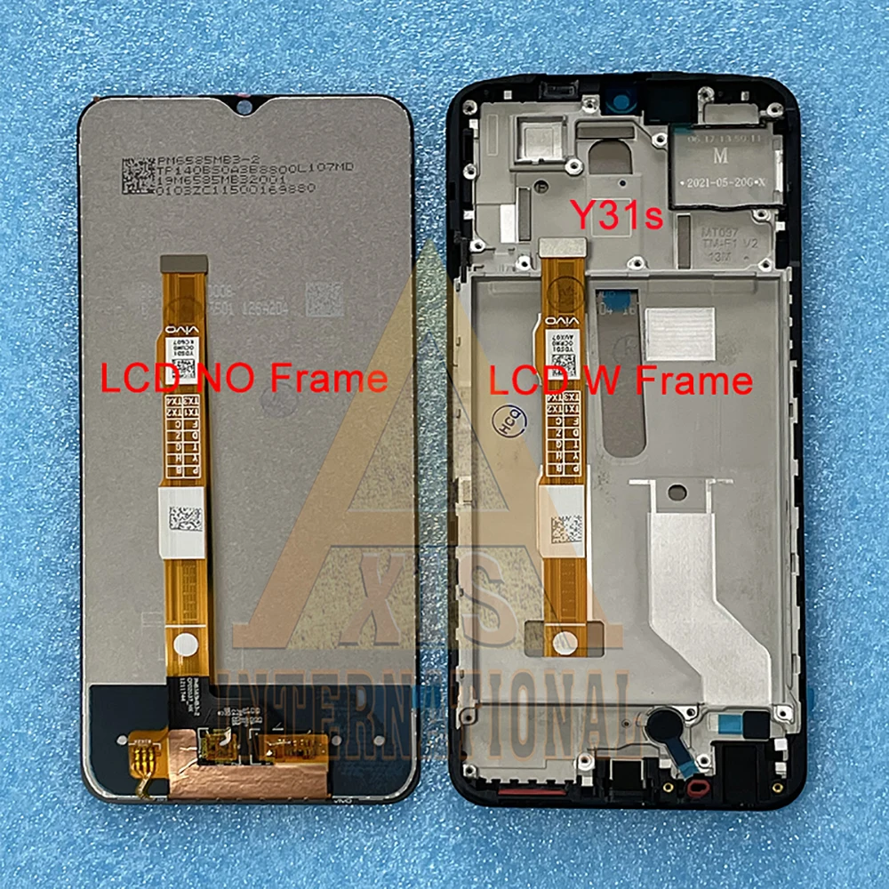 

Original 6.58" For Vivo Y31s LCD Y31s Display V2054A LCD Screen+Touch Screen Panel Digitizer For Vivo Y31s LCD Frame Assembly