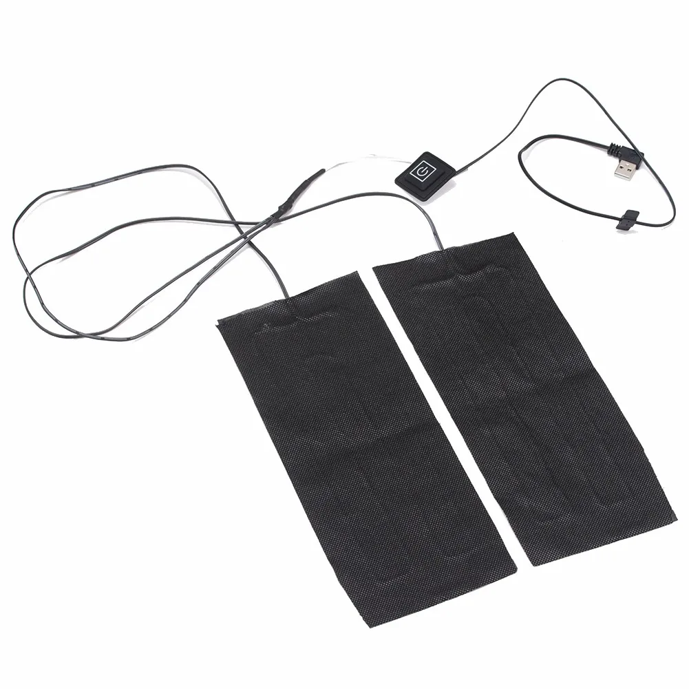 

Коврик из композитных волокон с подогревом по USB для внутренней части одежды, простой контроль переключателя, быстрый нагрев, подходит для кемпинга на открытом воздухе