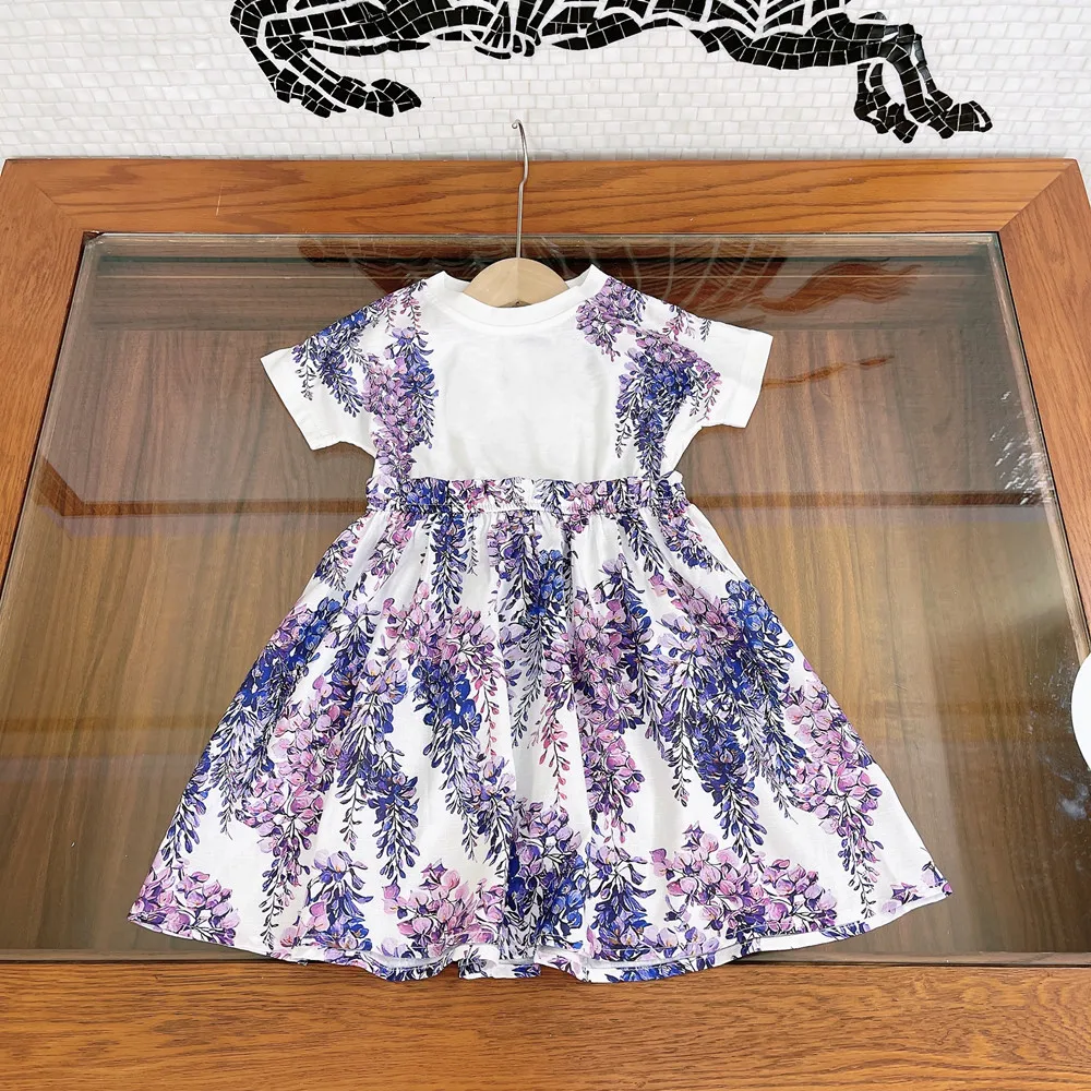 

Модное летнее Новое романтичное платье с коротким рукавом для девочек, платье в сельском стиле, юбка для девочек в иностранном стиле