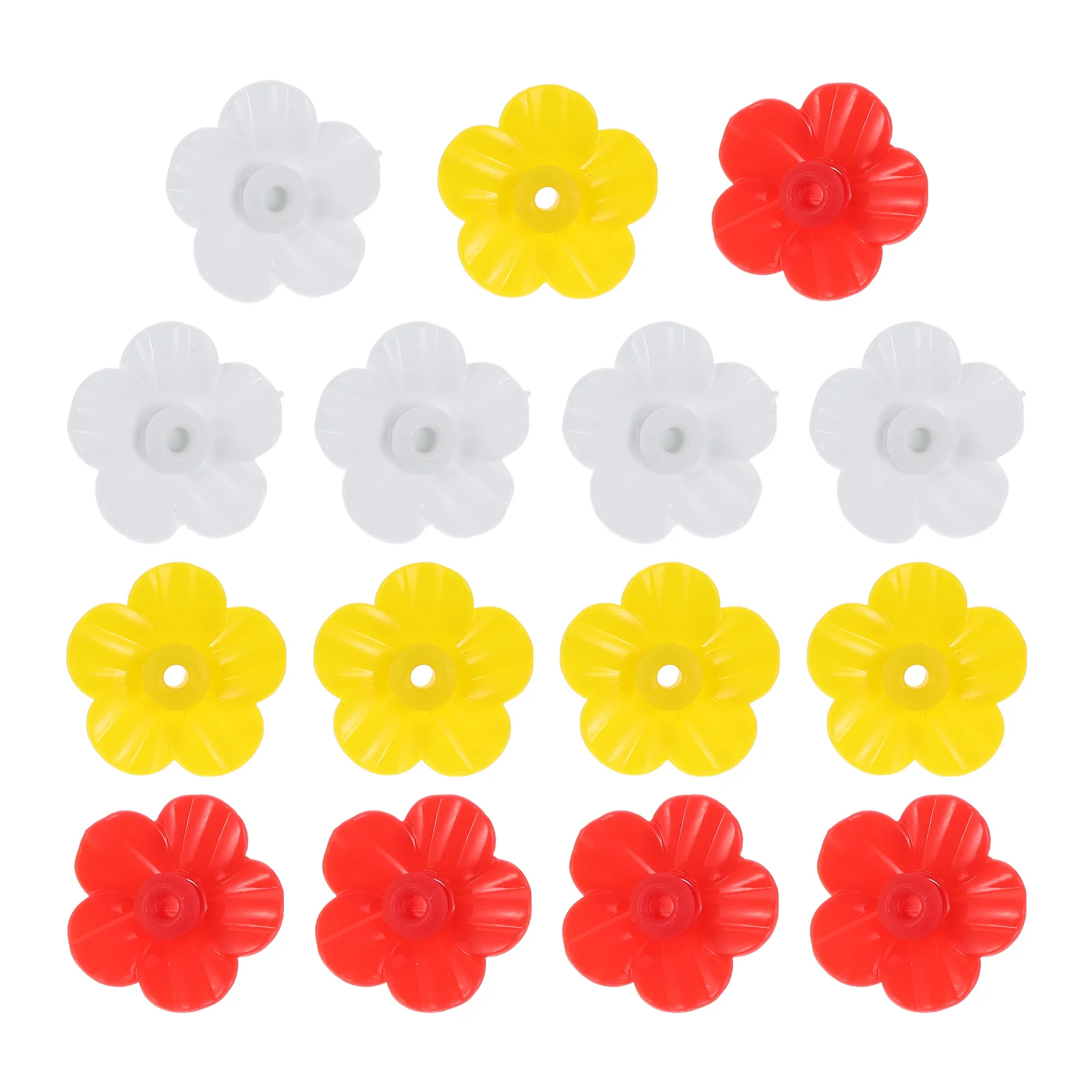 

Hummingbird Feeding Flowers Imitation Bee Feeder Plastic Trough Tool Decorative Accessory