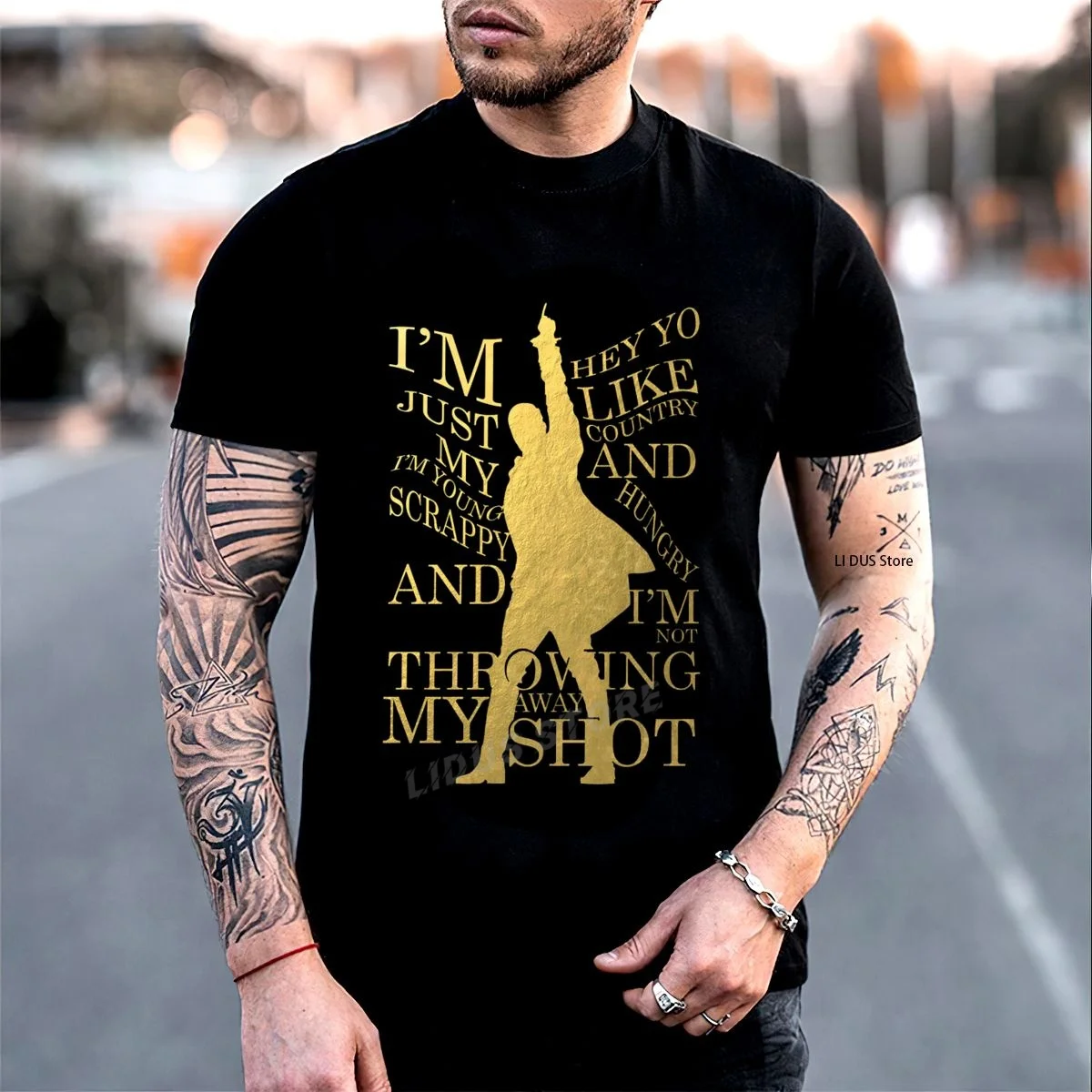 

Hamilton Not Throwing Away My Shot T-Shirt Clothing Graphics Tshirt Short Sleeve Sweatshirt undershirt Unisex Shirt Tee