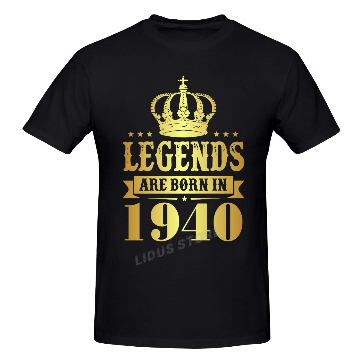 

Legends Are Born In 1940 82 Years For 82th Birthday Gift T shirts Harajuku Short Sleeve T-shirt Graphics Tshirt Brands Tee Tops