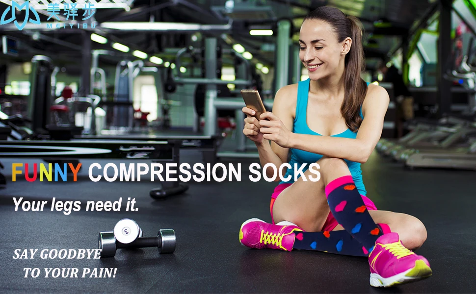 Compression Socks for Women Female Nurse Cycling Sports Socks 12 PAIRS Nurse Sport Socks Cycling Running Sock Compression Sport