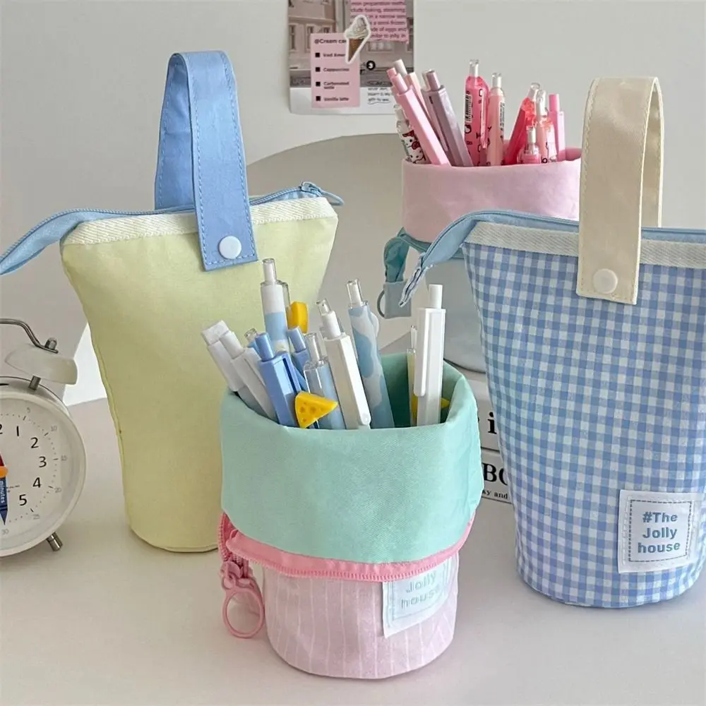 Модная вместительная ручка-карандаш выдвижная ручка-сумка Женская милая