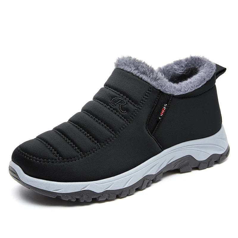 

Cotton-Padded Shoes Winter Fleece-Lined Thickened Couple Snow Boots Warm Cotton Boots