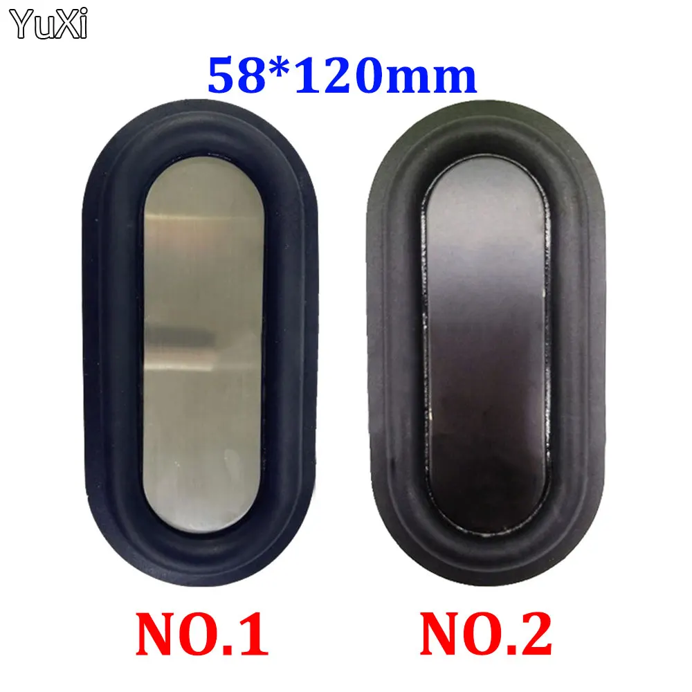 

1Pcs 120*58mm Stainless Steel Bass Vibration Radiation Film Low-Frequency Passive Speaker Auxiliary Horn Diaphragm Enhance Bass