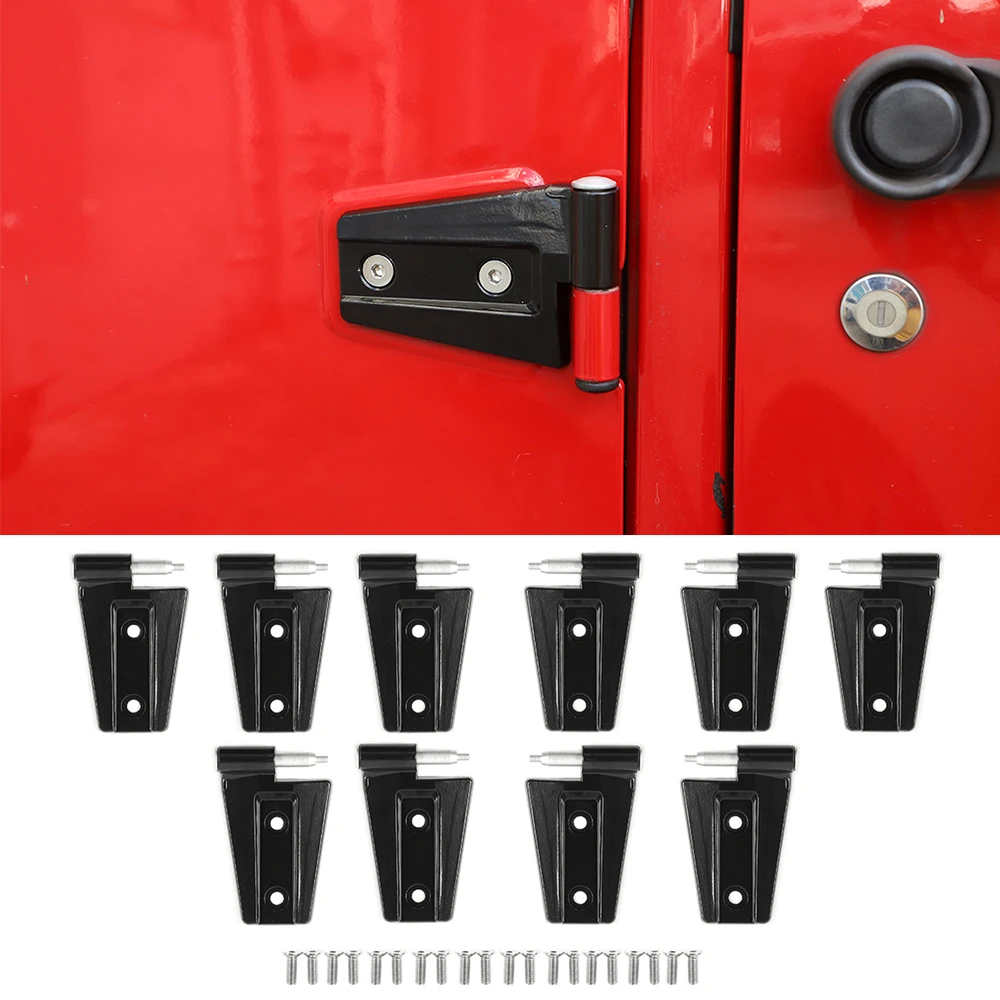 

Door Hinge Front Engine Hood Cover Protector Car Original Parts Exterior Accessories for Jeep Wrangler JK 2007-2017 2-4Doors