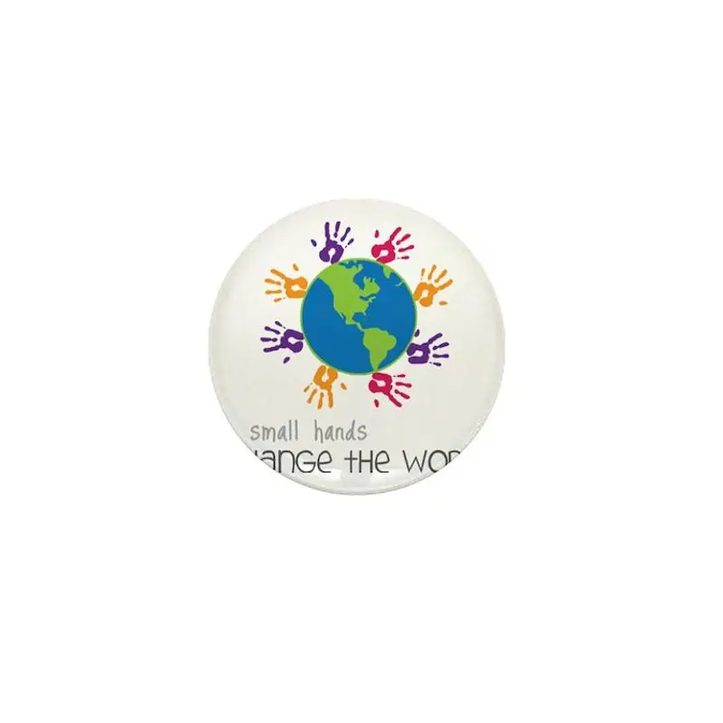 

Маленькая мини-брошь на пуговице, мультяшное творческое украшение для одежды, Женская пуговица, подарок, булавка на лацкан шляпы