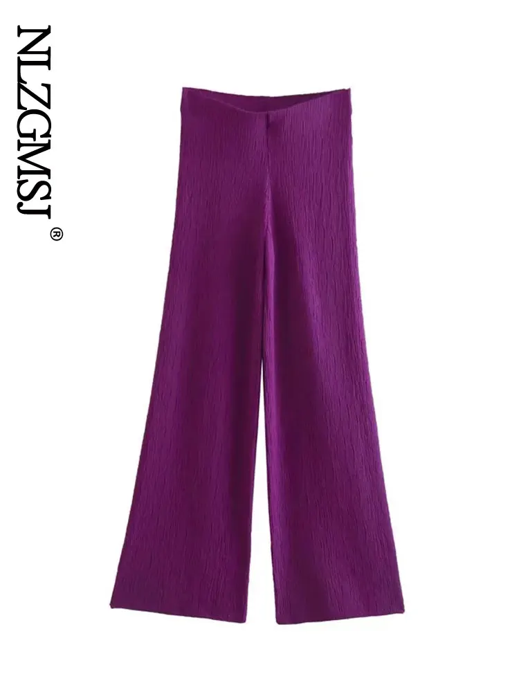 

Брюки Nlzgmsj женские с цветочным принтом, шикарные летние свободные штаны с завышенной талией, повседневные джоггеры, весна-осень 2022