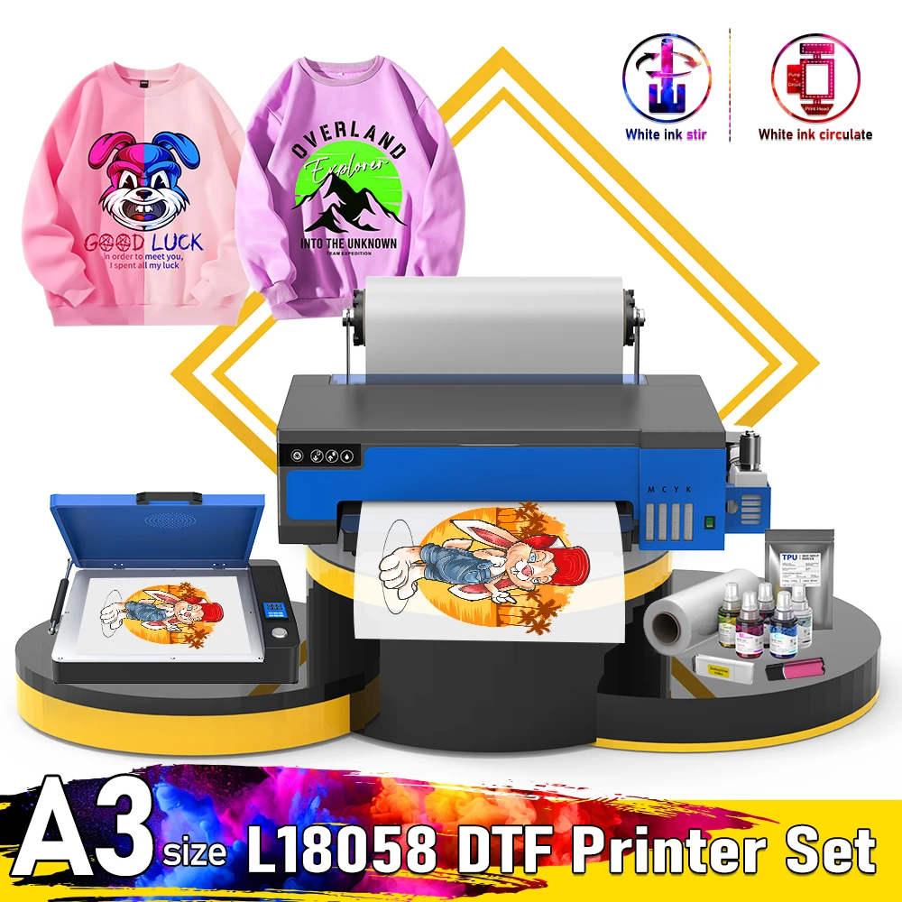 Принтер A3 DTF для XP600 Impresora A4 печатная машина термотрансферный принтер футболок L18058