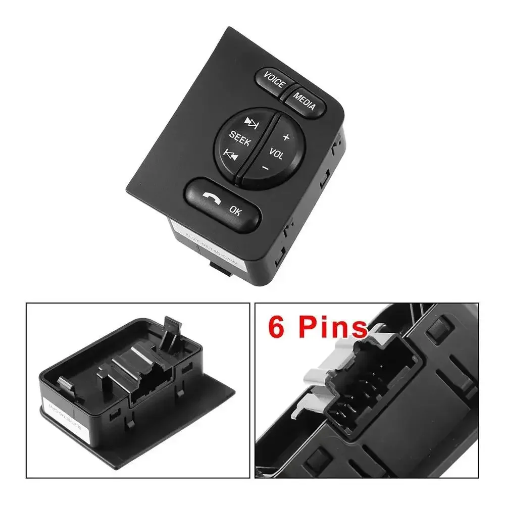 Фото Для Ford Expedition F250 F350 8L2T-9E740-CAW 8L2T9E740CAW Кнопка управления громкостью, поиском и голосовым управлением медиа на руле автомобиля №2