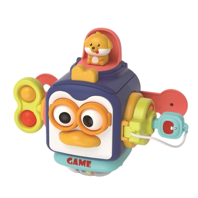 Интерактивный обучающий кубик для детей игрушка сенсорного развития и