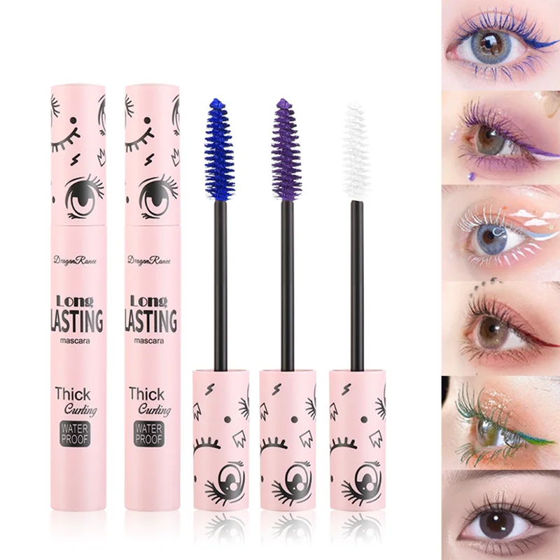 

Rimel A Prueba Deagua Azul Bleu Coloured Purple Green Azul Mascara Cilios Pestañas Extra Largas Con Fibras Alargantes Pestañina
