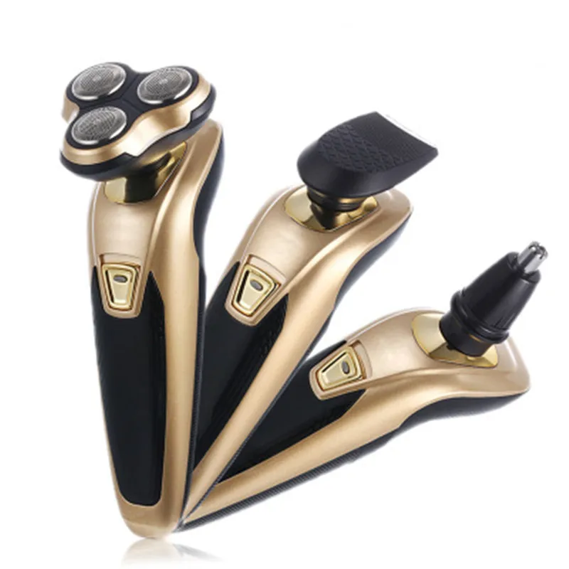 

Hot-selling new three-knife shaver men's razor-washable rechargeable shaving cutter