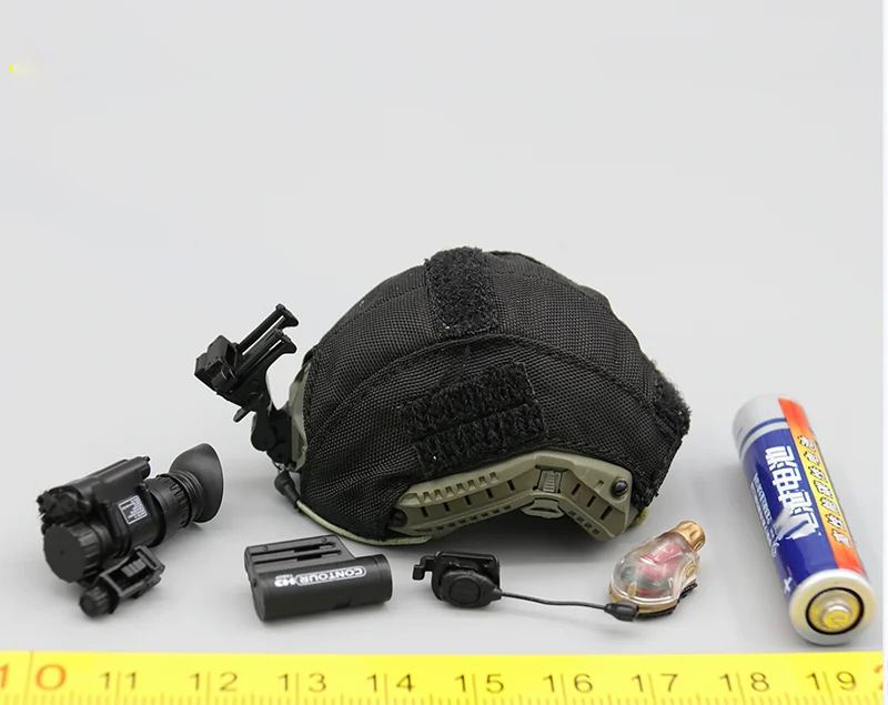 

1/6 Scale DAM78093 Men's Helmet Model with Night Vision Device For 12''Figures DIY Accessories