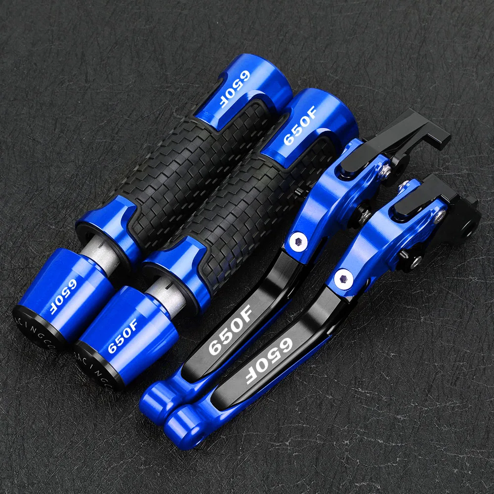 

Motorcycle Handlebar Grips Hand Bar Ends CNC Brake Clutch Levers For SUZUKI GSX650F 2008 2009 2010 2011 2012 2013 2014 2015