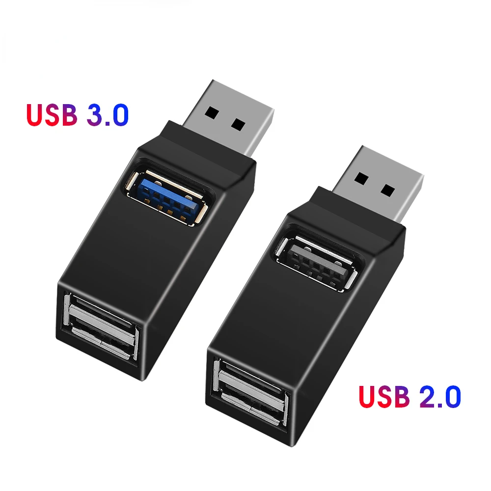 

Ports USB Splitter USB Hub 3.0/2.0 Mini USB High Speed Hub Mini Hub For PC Laptop U Disk Card Reader For Mobile Phone