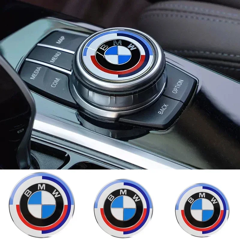Автомобильная мультимедийная ручка наклейка 3D чехол значок для 3 4 5 7 1 серии X1 X2 X3