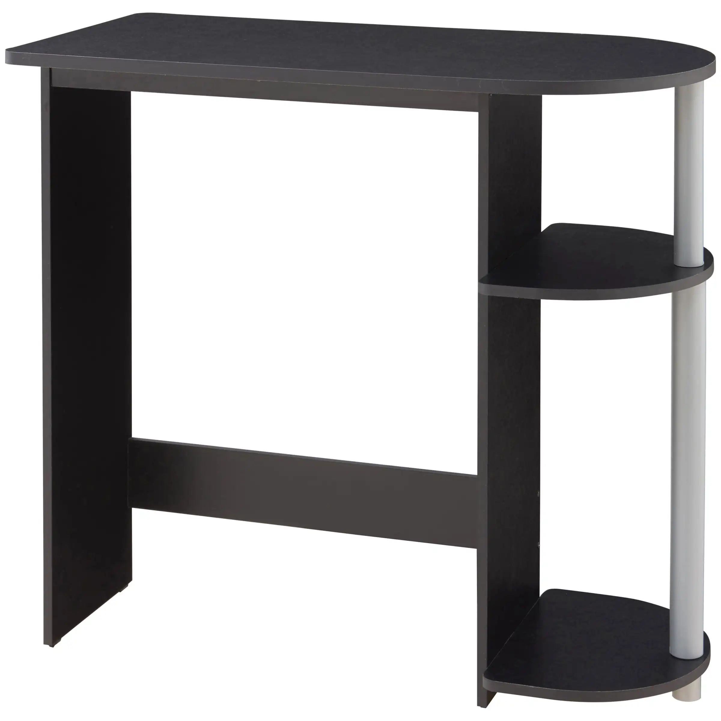 

free shipping Computer Desk with Built-in Shelves Multiple Colors
