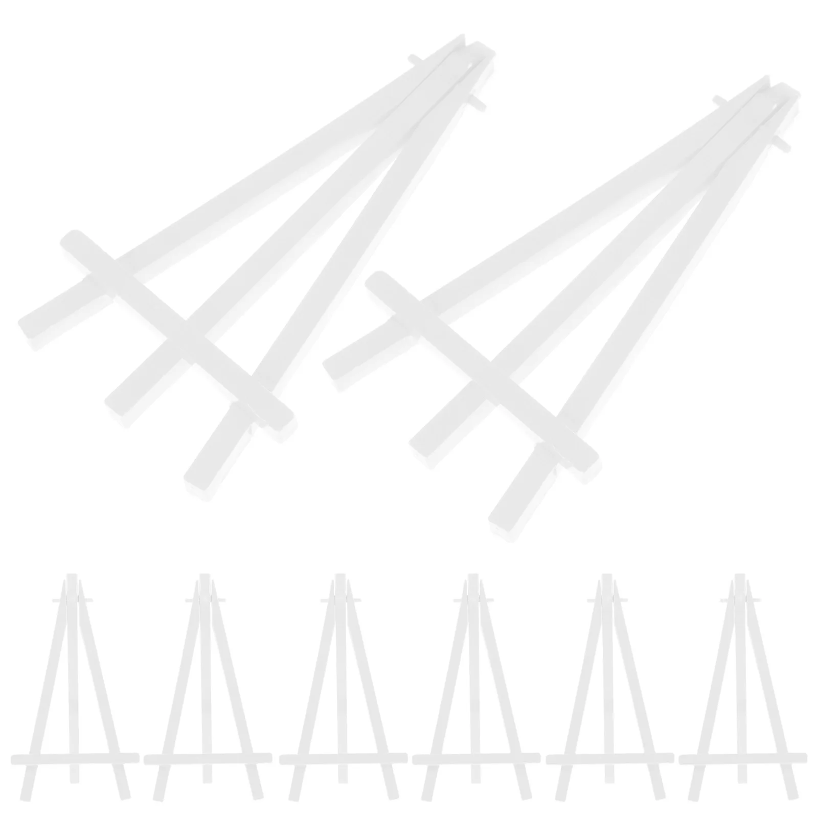 

Wood Mini Easel Frame Triangle Wedding Table Number Card Stand Photo Display Holder Kids Painting Craft Artist Supplies