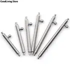 10 шт. быстроразъемный ремешок для часов с одним переключателем Пружинные стержни 16 мм 18 мм 20 мм 22 мм 24 мм ремешок из нержавеющей стали