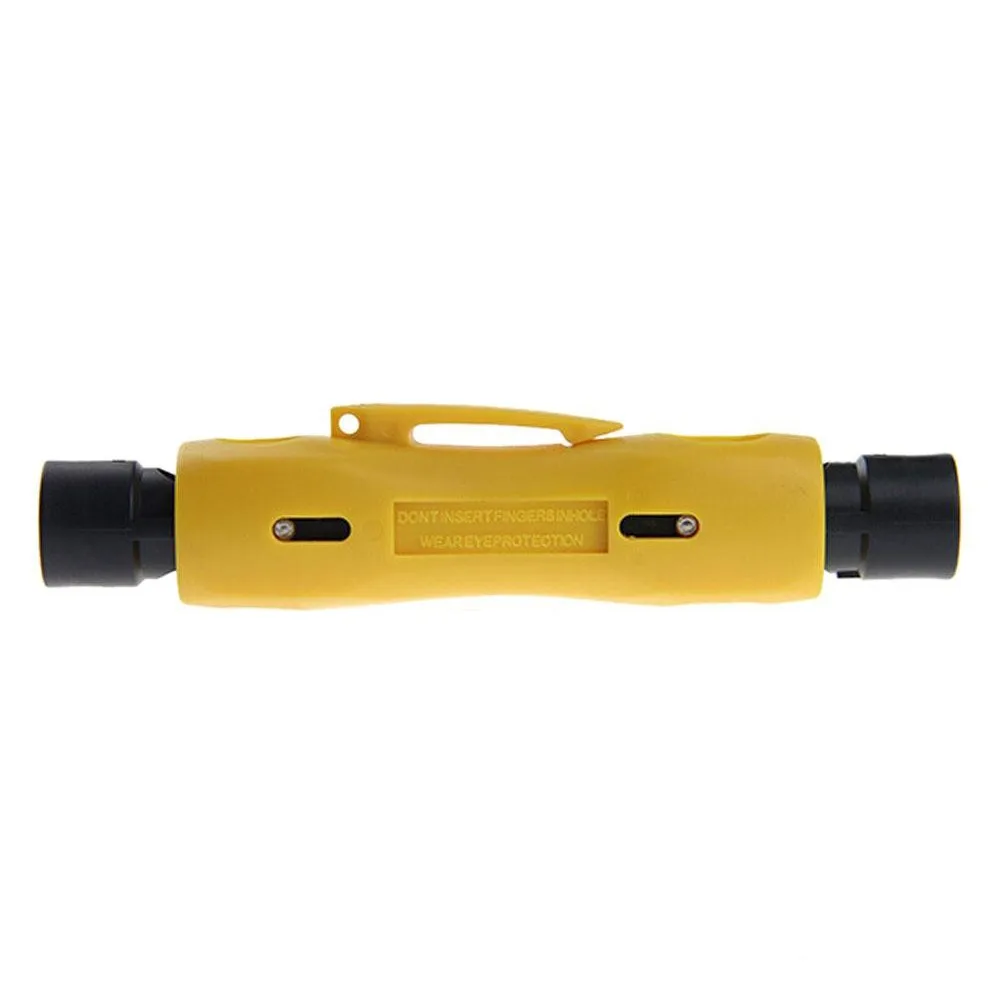 

4.72inch Coaxial Cable Wire Pen Cutter Stripper Yellow ABS Stripping Plier For RG59 RG11 RG7 RG6 Hand Tool
