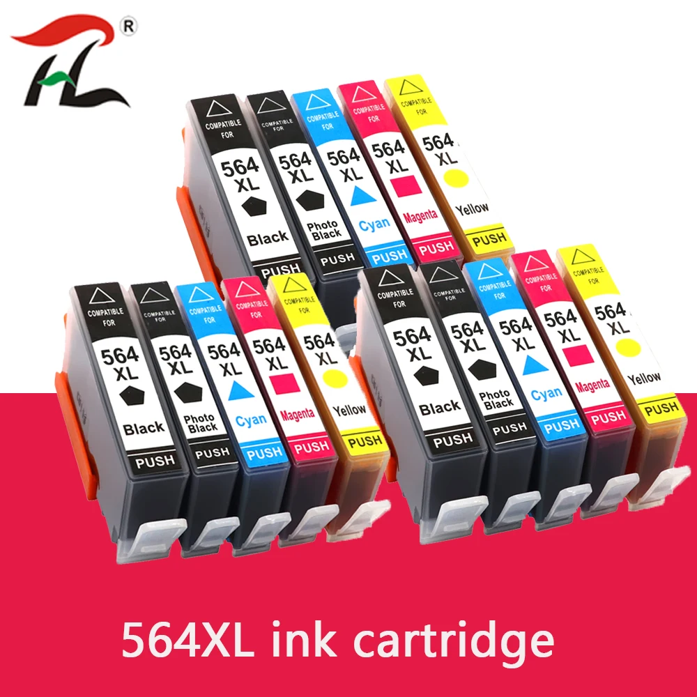 

Compatible 564 ink cartridge for hp 564XL for HP Photosmart 5510 5511 5512 5514 5515 5520 5525 6510 6512 6515 6520 7510 7515