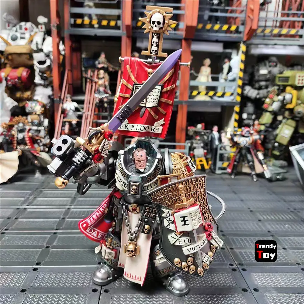 Фото 【Доставка в течение 24 часов】Коллекционная фигурка JOYTOY Warhammer 40K Grey Knights Kaldor Draigo 1/18 №4