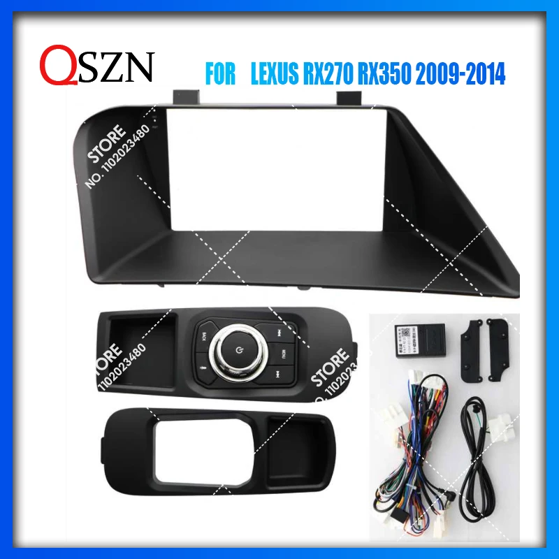 

QSZN 9 Inch Car Frame Fascia For Lexus RX270 RX350 2009-2014 Player Installation Panel Frame 2 Din Head Unit Fascia
