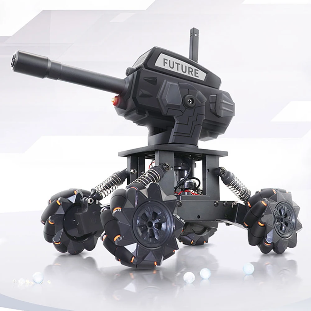 

RC Car 4WD Tank 14 Channels Water Bomb Shooting Competitive RC Toy Big Tank Remote Control Car Kids Toy Kits with Lights