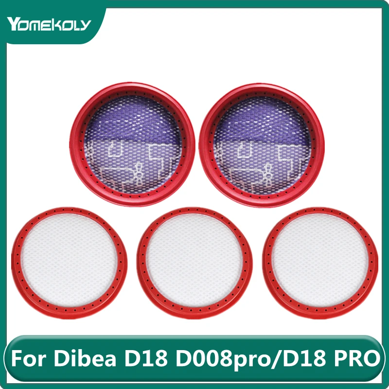 

for Dibea D18 D008pro/D18 PRO Handheld Vacuum Cleaner HEPA Filters Professional Replacement Accessories Parts