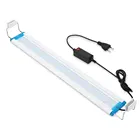 Супертонкий светодиодный светильник для аквариума, растягивающийся водонепроницаемый светильник с зажимом для аквариума 90-260 в