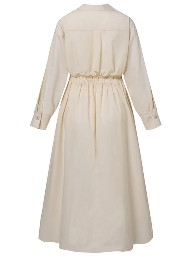 UCXQ модное платье с леопардовым принтом в европейском стиле свободные