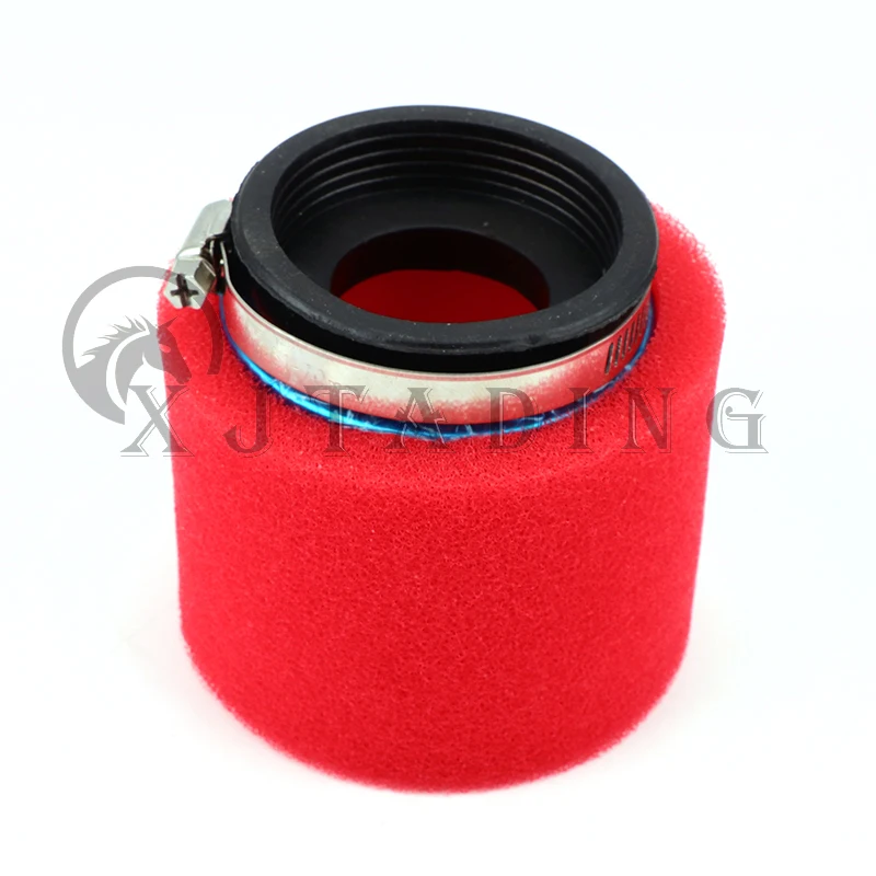 

Воздушный фильтр для мотоцикла, черный/красный Поролоновый, 60 мм, губчатый очиститель для мопеда, скутера, грязи, питбайка, аксессуары для мотоциклов