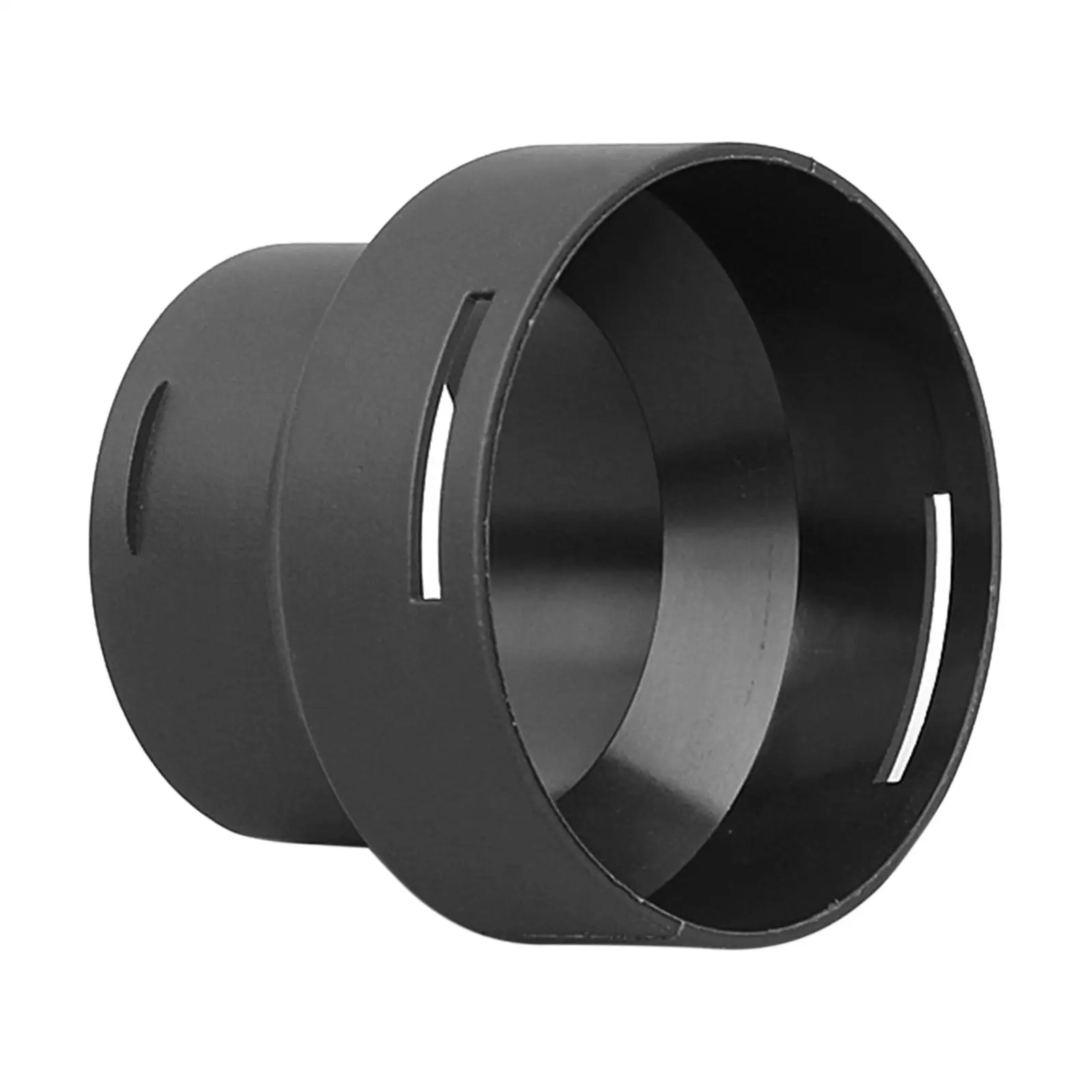 

75mm to 60mm Duct Pipe Reducer Converter Parts Black Accessory Durable Replacement