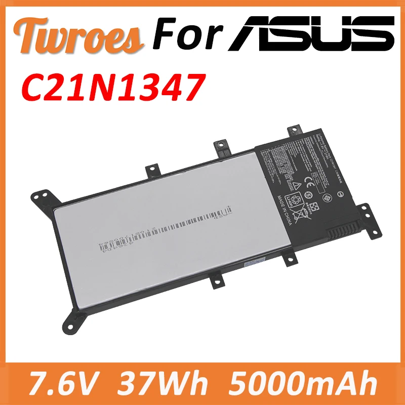 Аккумулятор C21N1347 37Wh 7,5 В 5000 МАч Для Ноутбука Asus X554l.