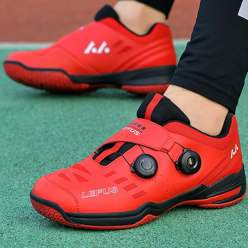 

New Men Women Badminton Shoes Professional Badminton Sneakers Light Weight Tennis Sneakers Ladies Breathable Tennis Shoes