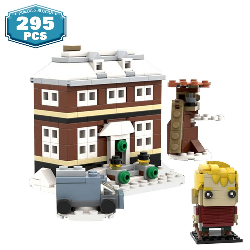 

Moc City Homeal Aloneal The Microscale McCallister House Building Blocks Set Movies Street View Model Toys for Children Gifts
